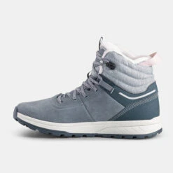 Quechua KIDS’ WARM WATERPROOF HIKING BOOTS - SH500 Leather Lace-up -Outdoor Equipment Store kdc50c46c31de3e14337d6bba13c03540