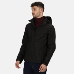 Regatta Mens Venturer Three Layer Soft Shell Jacket (Black) 16 Regatta Mens Venturer Three Layer Soft Shell Jacket (Black) -Outdoor Equipment Store kdf28e554ccf84724a2c2cff42ad776ca