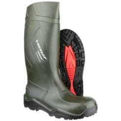 Dunlop Purofort+ Safety Wellingtons GREEN -Outdoor Equipment Store kdfcbdc04bffd920b4c900323b966ad63
