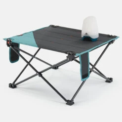 Quechua LOW FOLDING CAMPING TABLE MH100 Grey -Outdoor Equipment Store ke01116bcd26d4e1c3ec42ec72115518a
