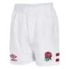 UMBRO England Rugby Childrens/Kids 22/23 Home Shorts (White/Claret Red) -Outdoor Equipment Store ke7823829020f40e34ad920cff81c9b7a