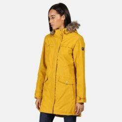 Regatta Womens/Ladies Serleena II Faux Fur Insulated Winter Parka (Mustard Seed) 10 Regatta Womens/Ladies Serleena II Faux Fur Insulated Winter Parka (Mustard Seed) -Outdoor Equipment Store kee448b9a8bba98d6b60f69e3482654b8