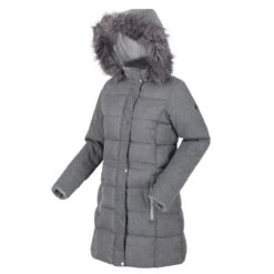 Regatta Womens/Ladies Della Wool Effect Insulated Parka (Cyberspace Marl) 10 Regatta Womens/Ladies Della Wool Effect Insulated Parka (Cyberspace Marl) -Outdoor Equipment Store kf0afc4c6a7f4260b7235bfae8a323387