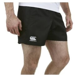 Canterbury Mens Advantage Rugby Shorts (Black) -Outdoor Equipment Store kf9b267eb52fb69d1a72450b1888b3370