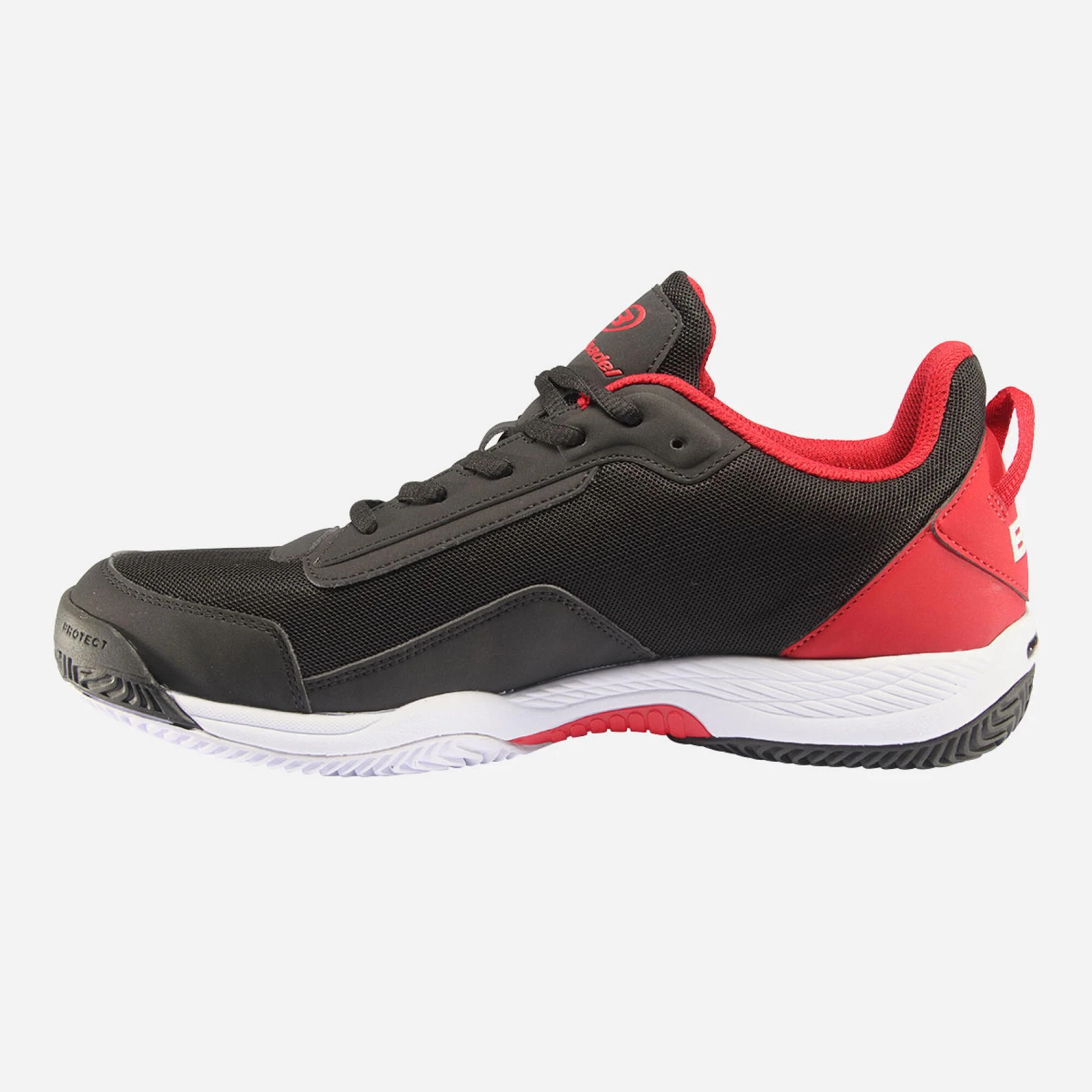 BULLPADEL Men's Padel Shoes Bowi 23 - Black/Red 4 BULLPADEL Men's Padel Shoes Bowi 23 - Black/Red - Image 2