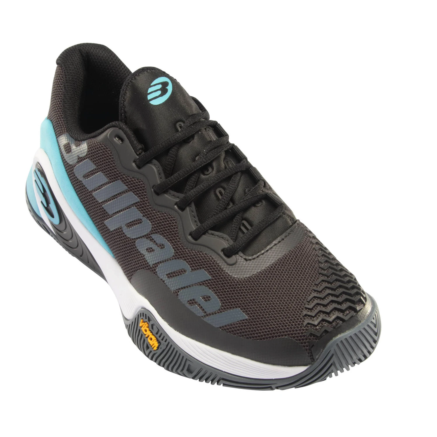 BULLPADEL Men's Padel Shoes Hack Vibram 23 - Black/Blue 4 BULLPADEL Men's Padel Shoes Hack Vibram 23 - Black/Blue - Image 2