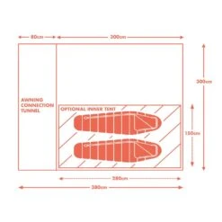 Kamper Compact Pole & Sleeve Driveaway Campervan Awning -Outdoor Equipment Store kff9b410ba64a3f14bc2e36987da7a64f